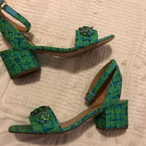 Embellished Michael Kors Tweed jacquard sandals